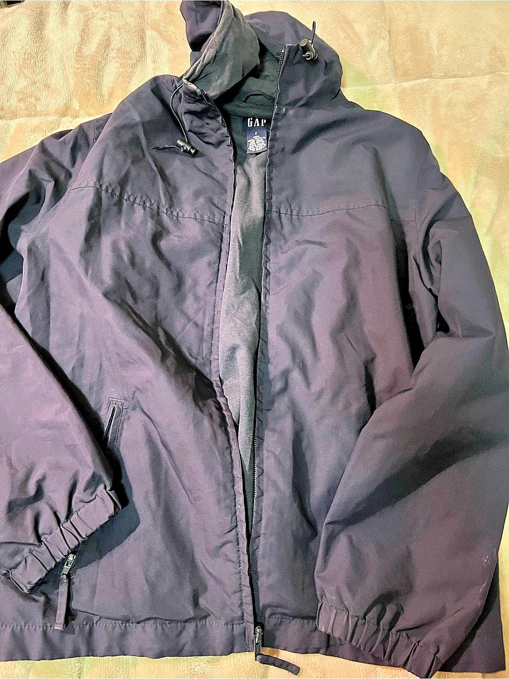 Women’s Navy Blue windbreaker size small Vintage Gap